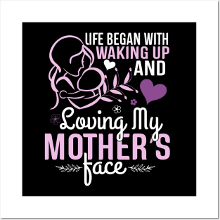 Mother`s day - Loving mothers face Posters and Art